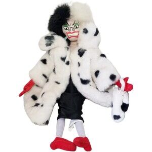Cruella De Vil 18” Plush Doll Vintage 101 Dalmatians Stuffed Toy